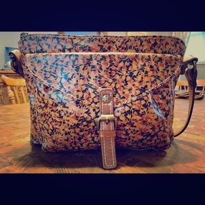 Patricia Nash Floral Print Leather Handbag